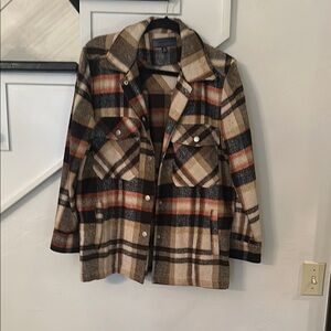 Blank NYC Beige Utility Jacket